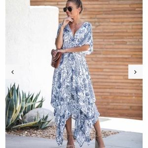 Vici collection four seasons tiered dress